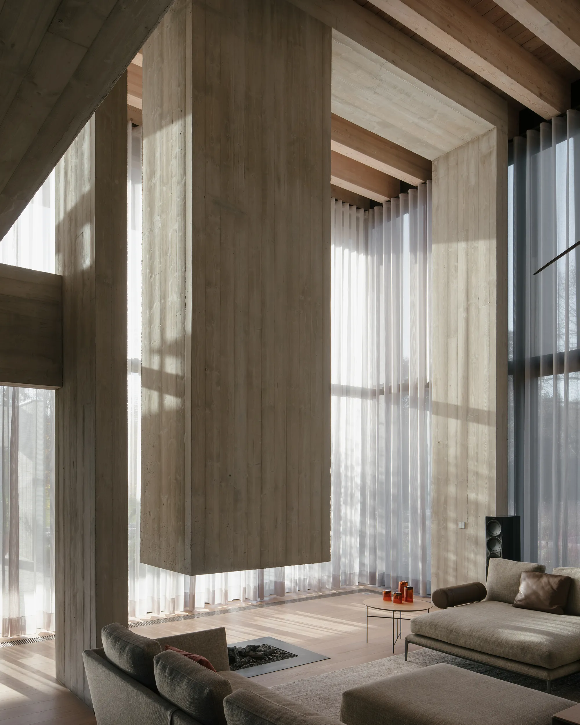 a2o architecten Builds a Concrete and Brick Wunderkammer in the Belgian Countryside