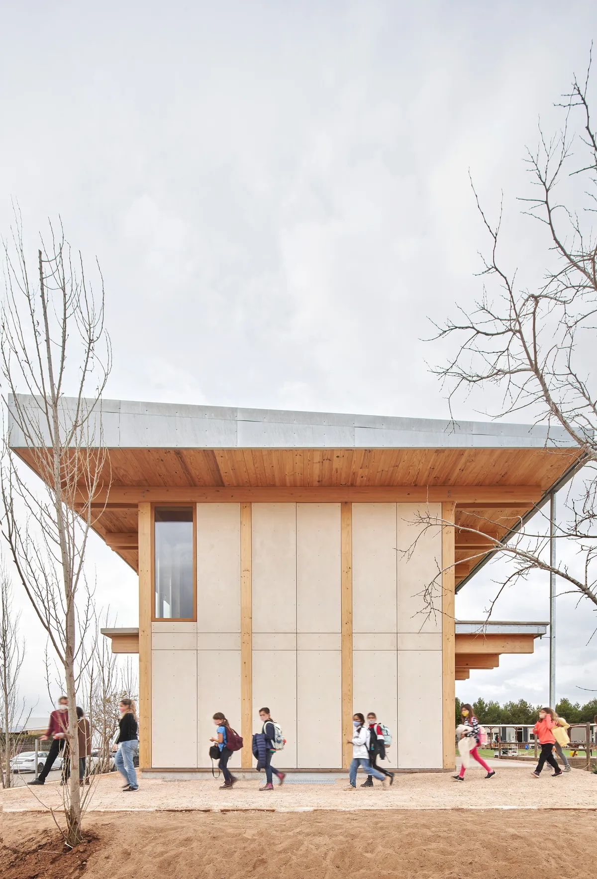 Aulets and Aixopluc Build a Timber School in Mallorca Modeled on Mediterranean Monasteries