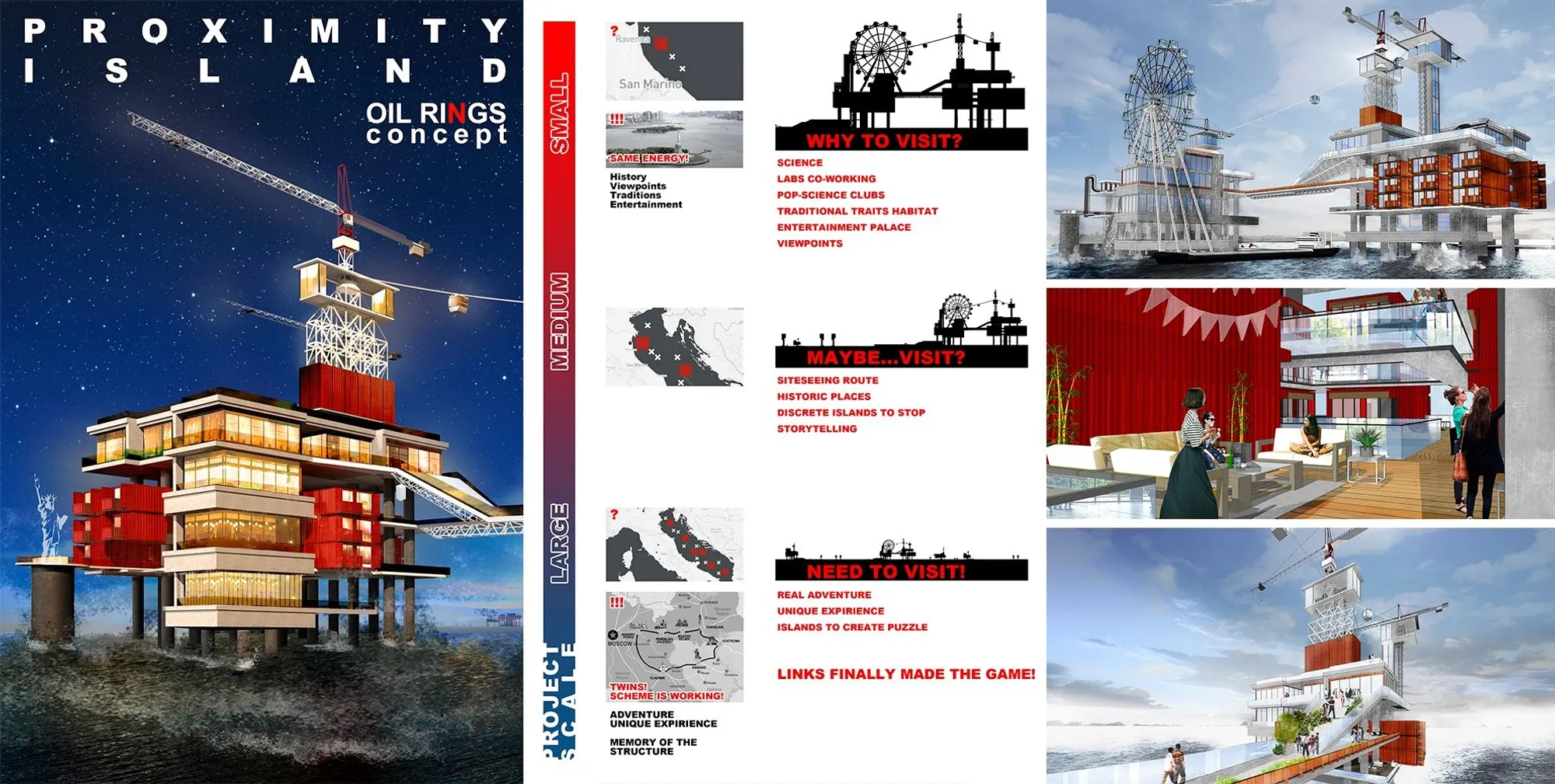 Oil Rings: Adaptive Reuse Architecture Reimagines Offshore Oil Rigs as Floating Innovation Islands