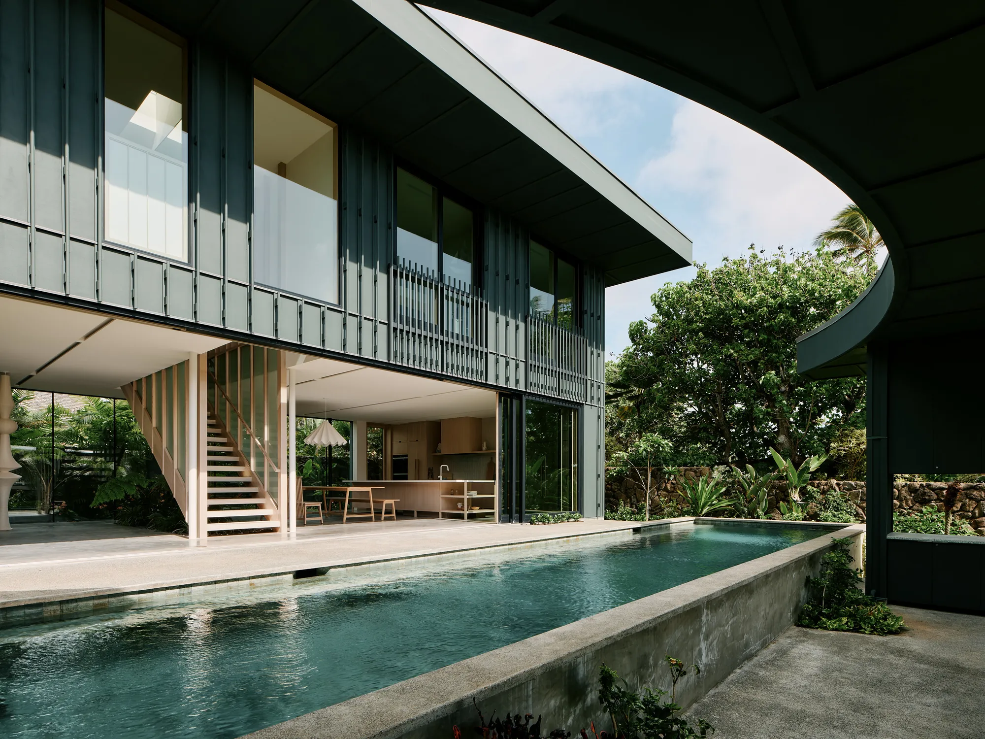 Mork-Ulnes Architects Folds Norwegian Cabin Logic into a Hawaiian Beach House in Kailua