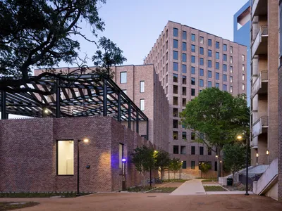 Barkow Leibinger Wraps a Brutalist Tower in Brick at Rice University's Sid Richardson College