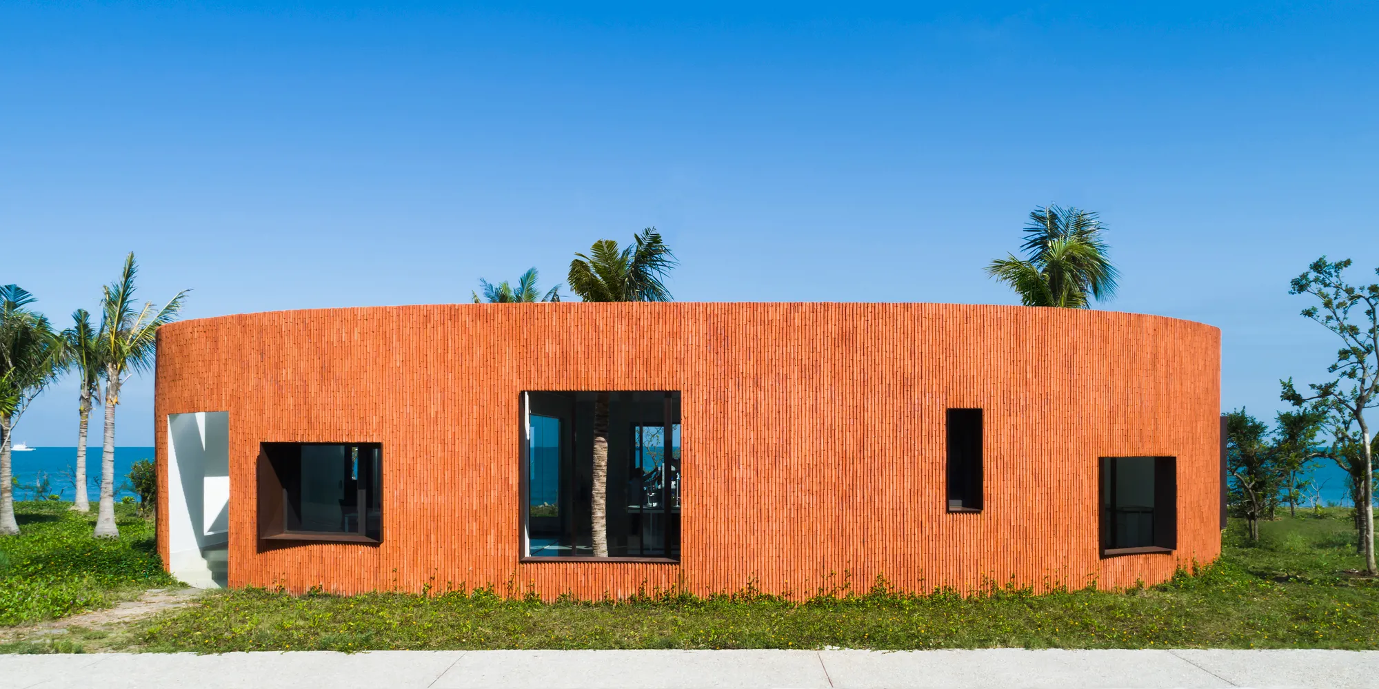 Inrestudio Wraps a Coastal Laboratory in a Bean-Shaped Brick Shell in Central Vietnam