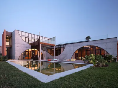 Mohamed Amine Siana Folds Moroccan Craft and Concrete Into a Butterfly-Shaped Villa in Marrakesh