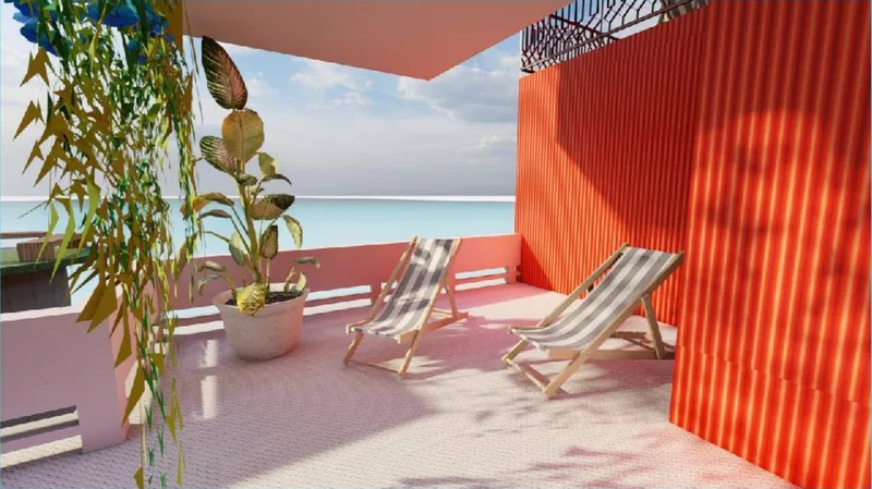 Floating marine research hub integrating tourism, learning, and sustainable offshore architecture.