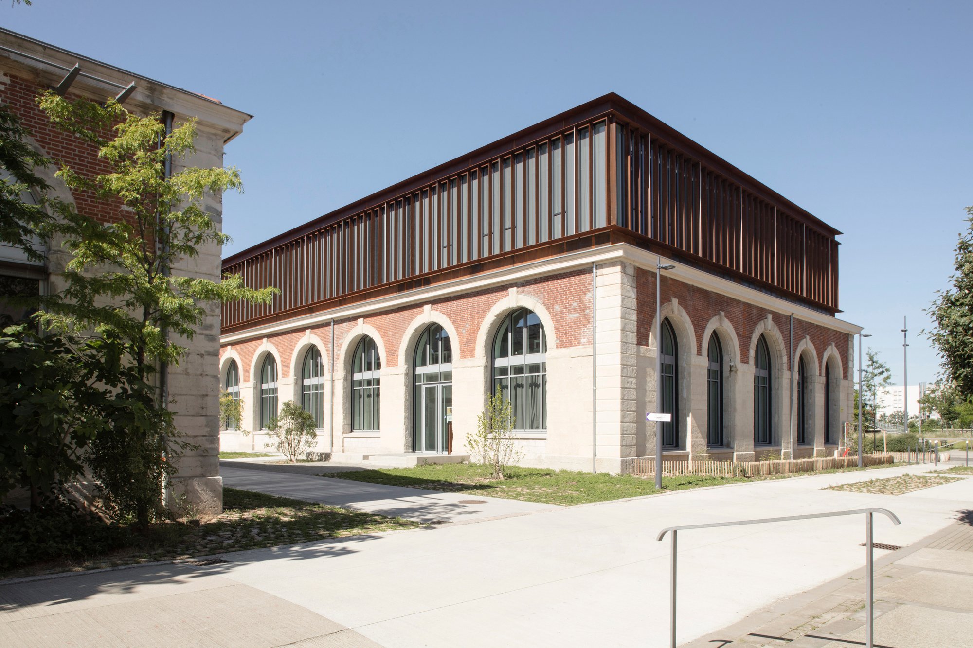 K architectures Resurrects a Fire-Scarred Arms Factory as a Knowledge Center in Saint-Étienne