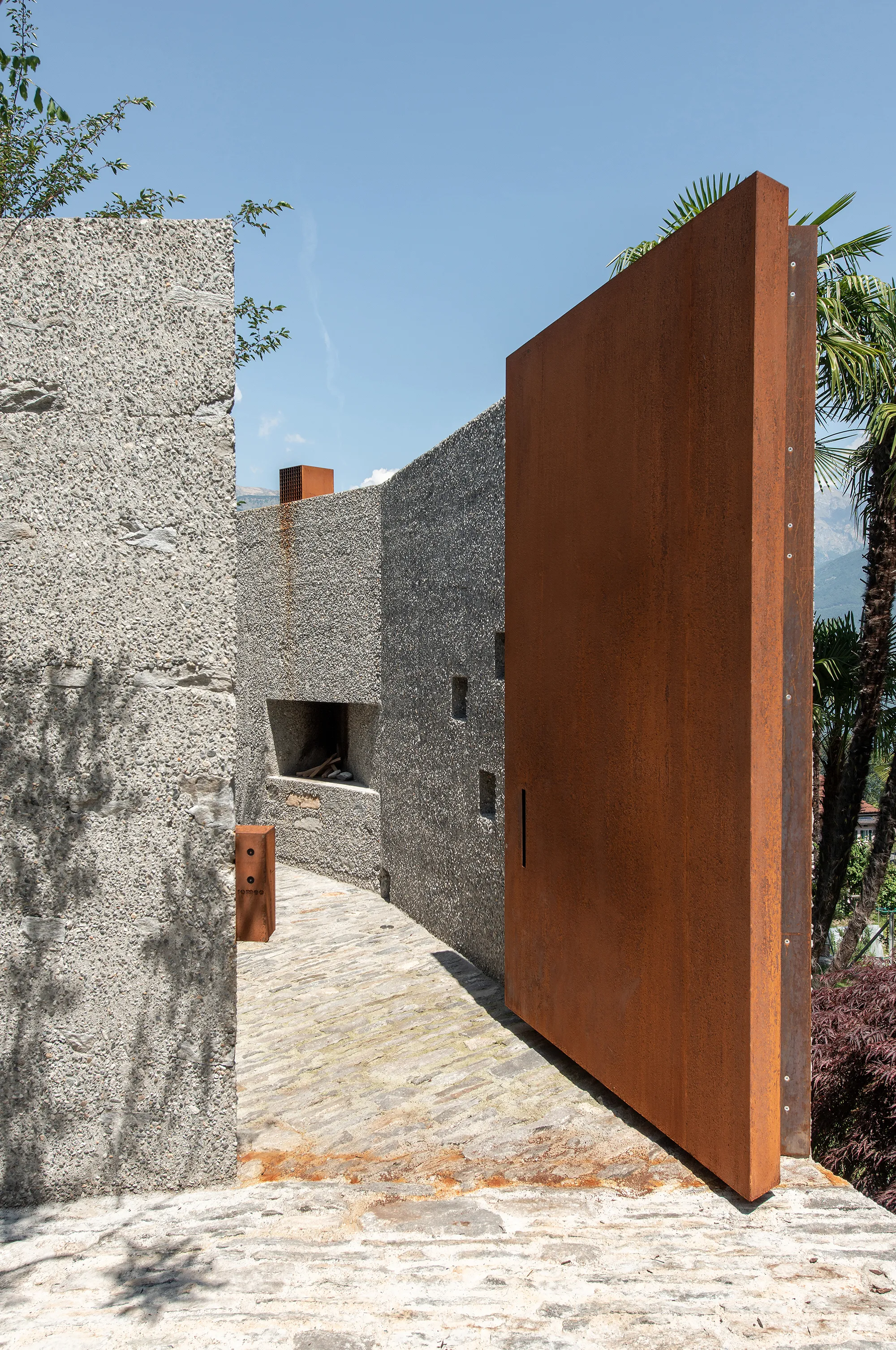 Wespi de Meuron Romeo Carve a Concrete Fortress into the Hills Above Lake Maggiore