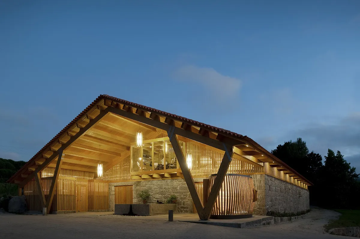 Carlos Castanheira Builds a Gravity-Fed Winery from Granite and Timber in Northern Portugal