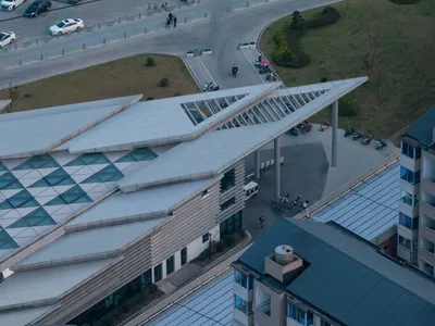 MINAX Architects Folds a Farmers' Market into a Stepped Diamond on a Triangular Wuxi Site