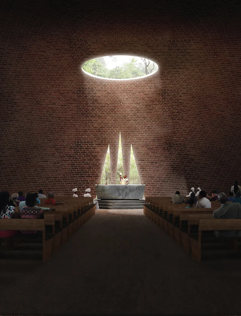Sacred ecological tower emerges within Ethiopia’s reforested landscape, blending biodiversity, spirituality, and sustainable design.