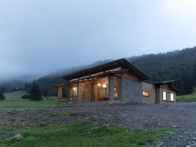 Pedro Moncayo Torres Builds a Primitive Hut from Stone and Reed Cane in Ecuador's Southern Highlands