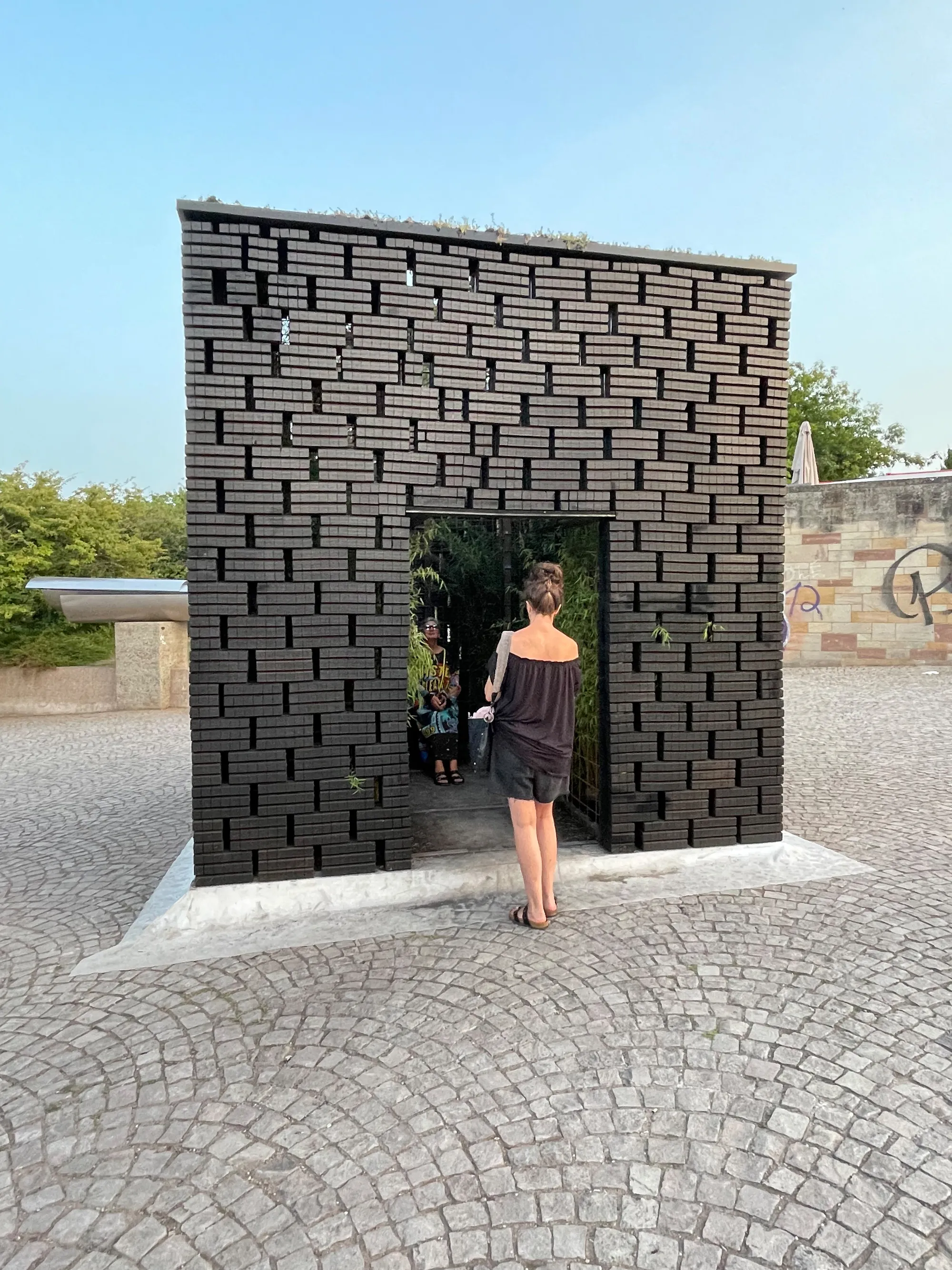 Christoph Hesse Architects Builds a Tiny Coal Museum from Briquettes for documenta fifteen