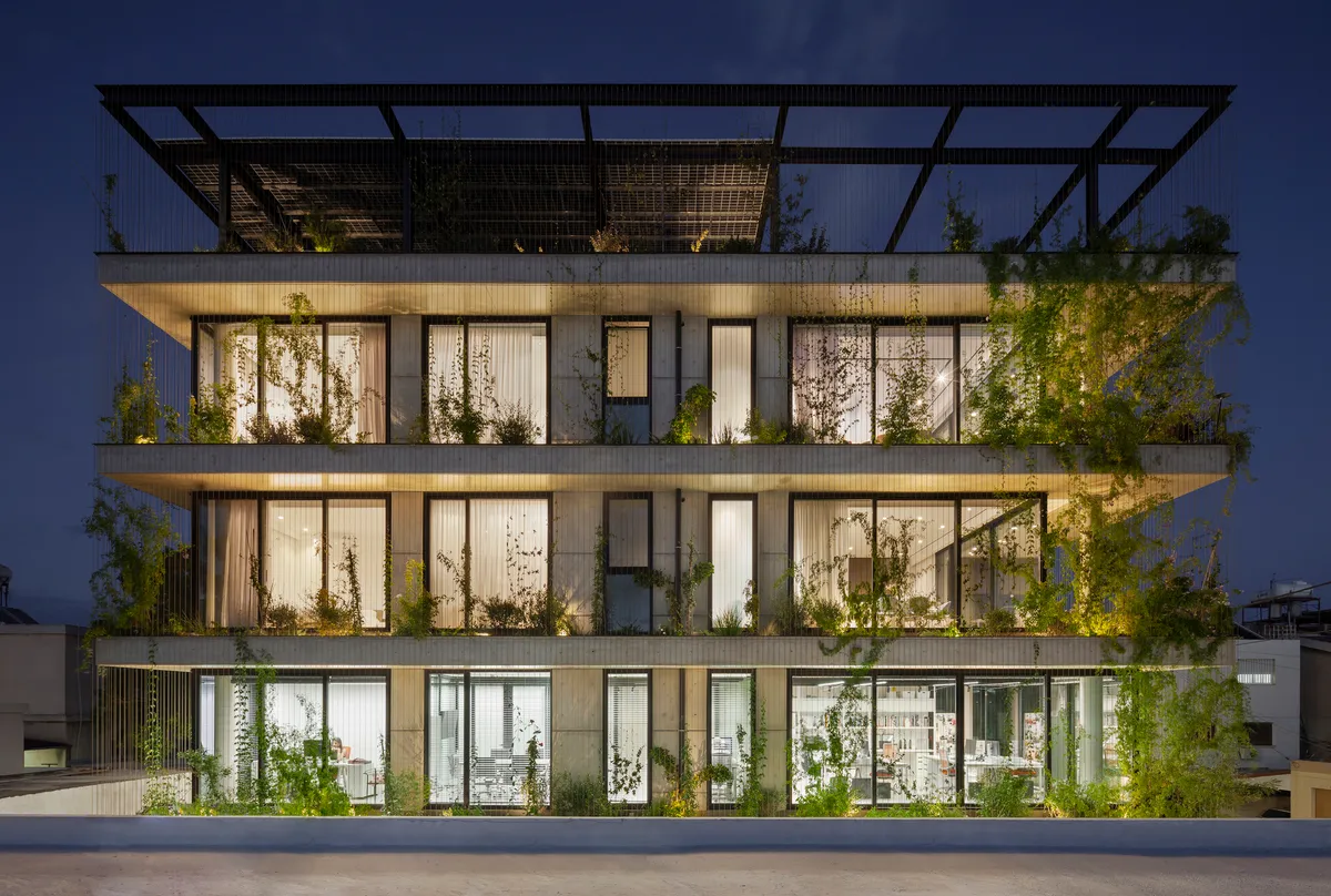 Loizou Architects and Associates Replace the Facade with a Living Green Shell in Limassol