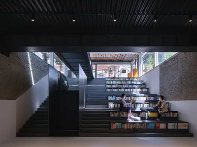Origin Architect Converts an Abandoned School Fish Pond into a Student Creative Center in Beijing