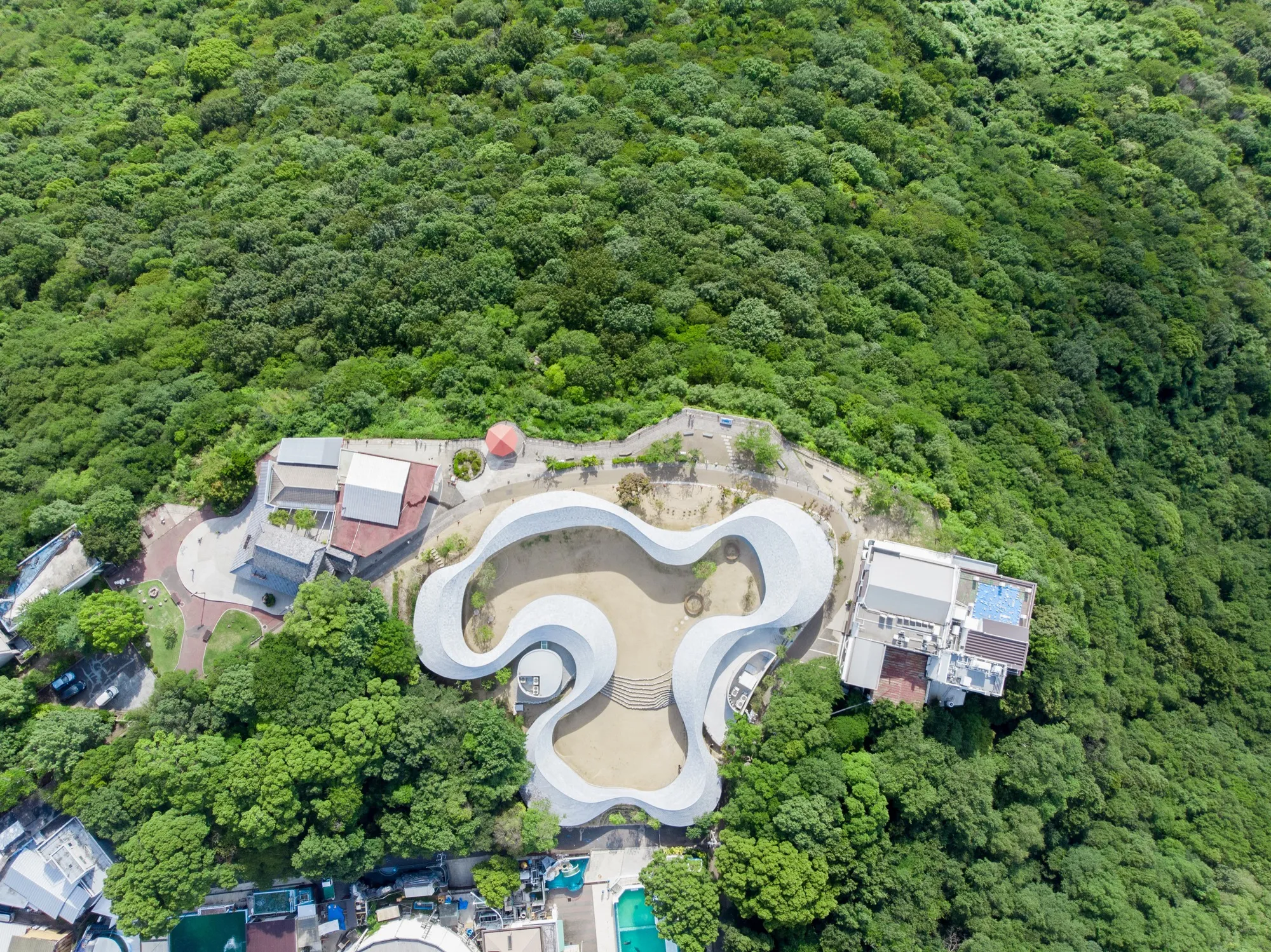 SUO and Style-A Drape 30,000 Stone Tiles Across a Sacred Mountaintop in Takamatsu