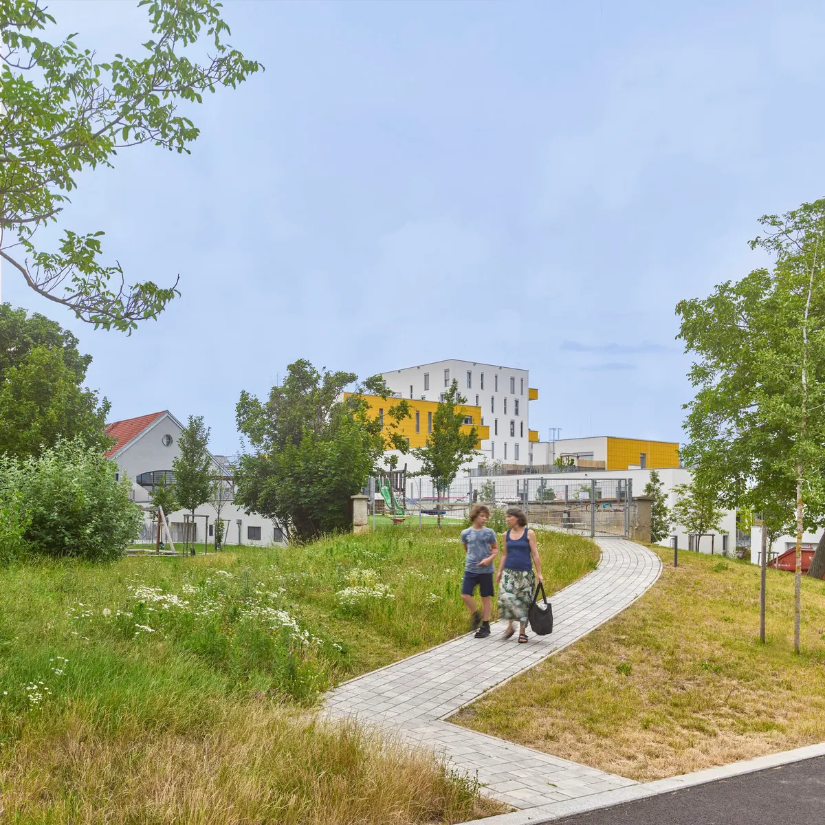 Arenas Basabe Palacios and Buschina + Partner Turn a Vienna Hillside into 82 Sun-Chasing Homes