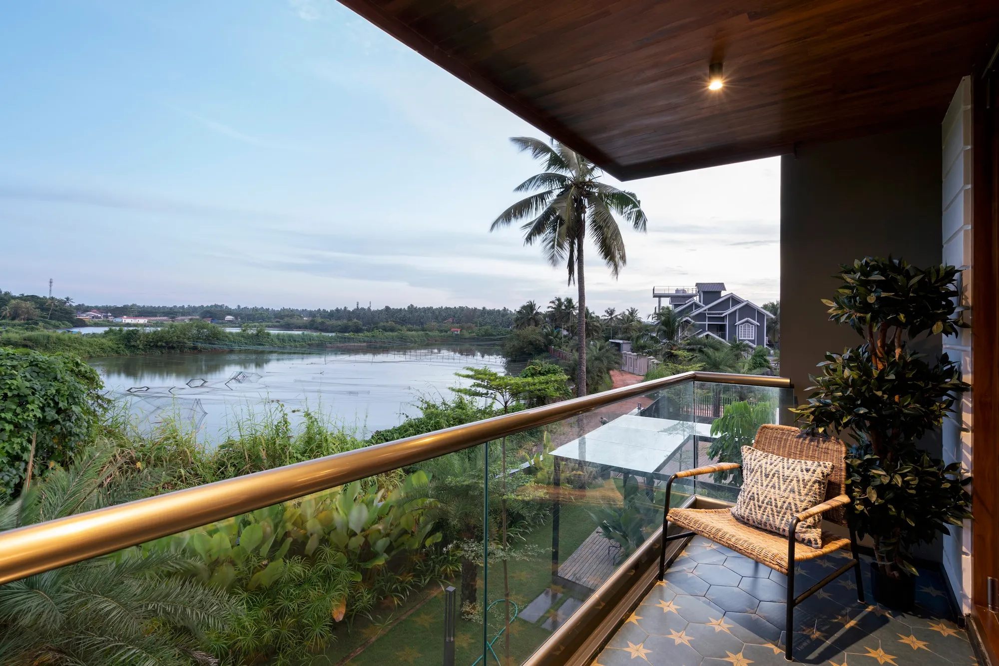 Nufail Shabana Architects Wraps Every Room Around Water in a Kerala Residence