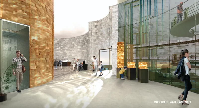The Museum of Water and Salt creates immersive public spaces exploring desalination, ecology, and renewable resources.