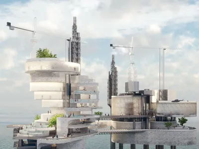 Salinetorium: Adaptive Reuse Architecture Reimagining Offshore Oil Rigs as Sustainable Marine Ecosystems