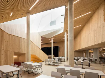 Lukkaroinen Architects Build a School That Doubles as Kerava's Living Room