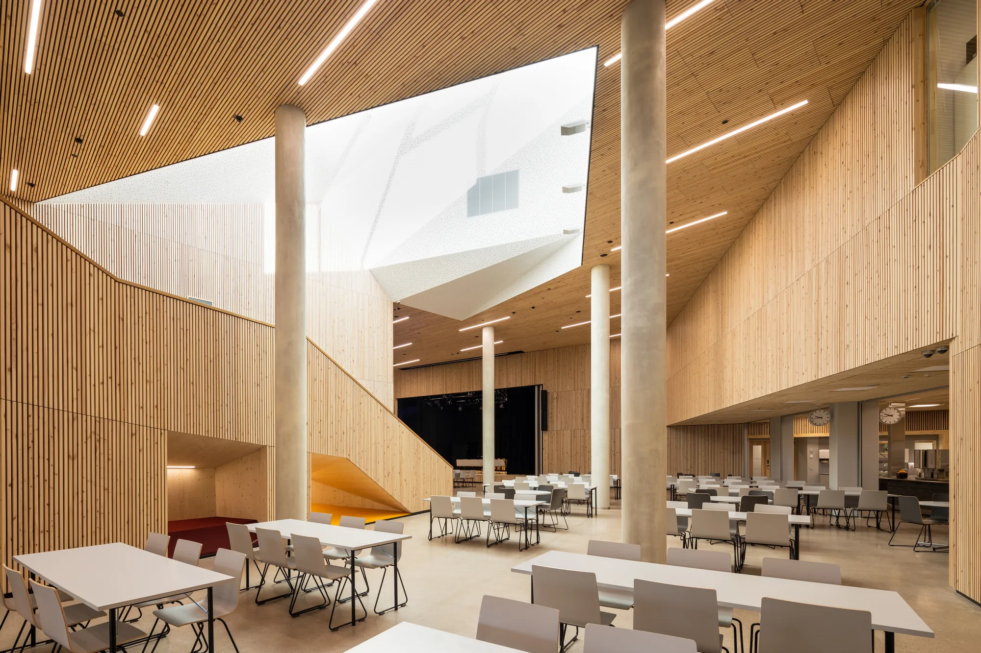 Lukkaroinen Architects Build a School That Doubles as Kerava's Living Room