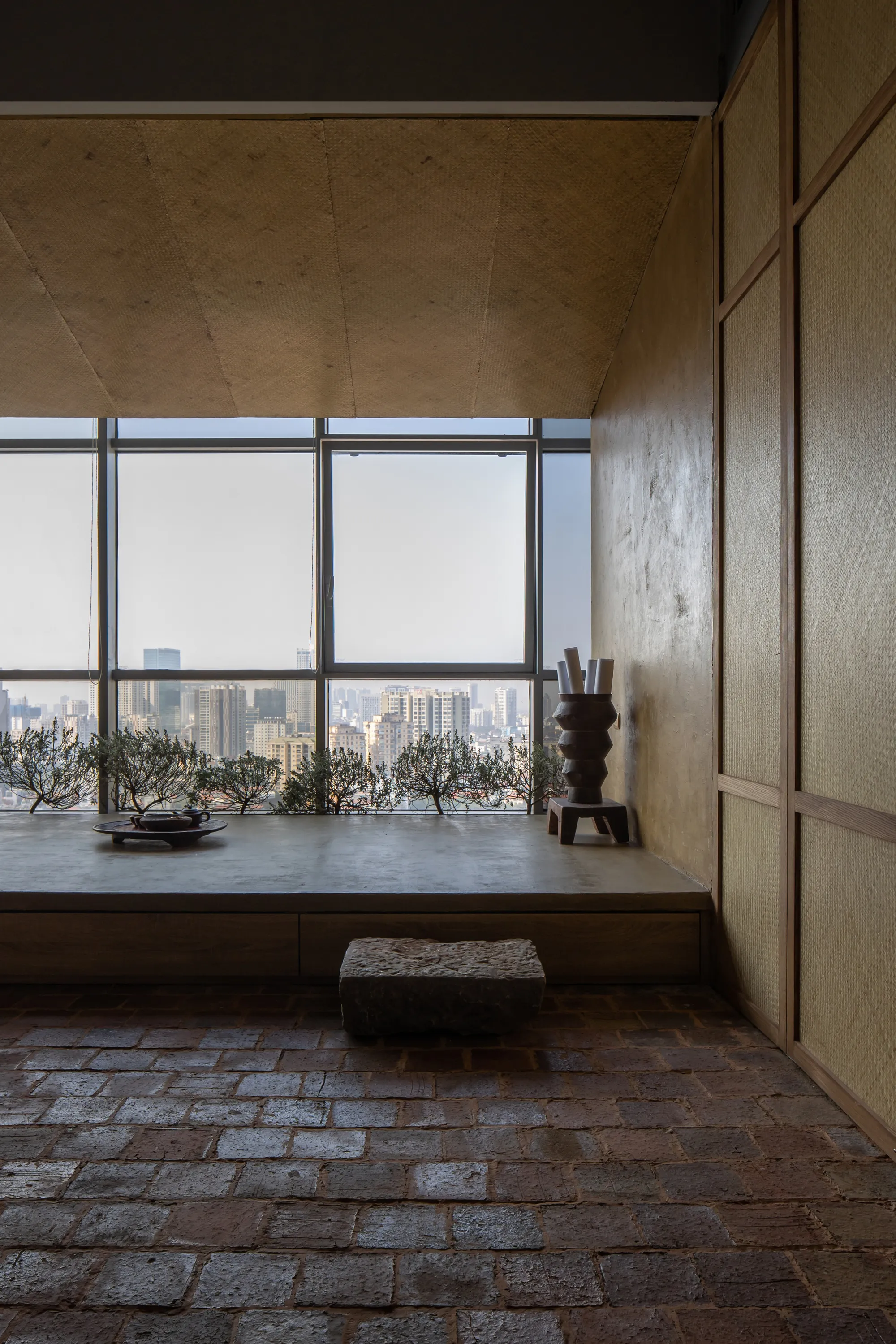 AfA Design Builds Its Own Office from Craft Village Materials on the 20th Floor of a Hanoi Tower