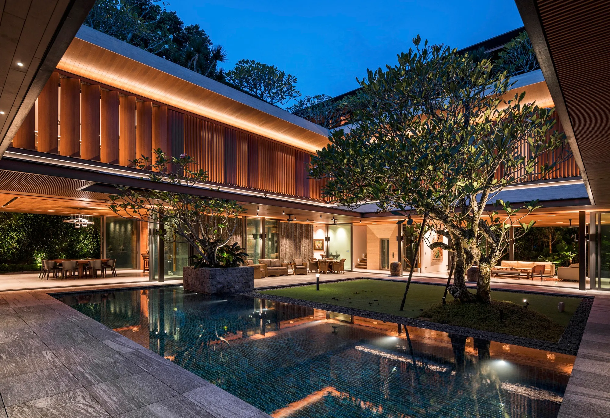 Wallflower Architecture Designs a Courtyard Sanctuary in Singapore to Make Time Stand Still