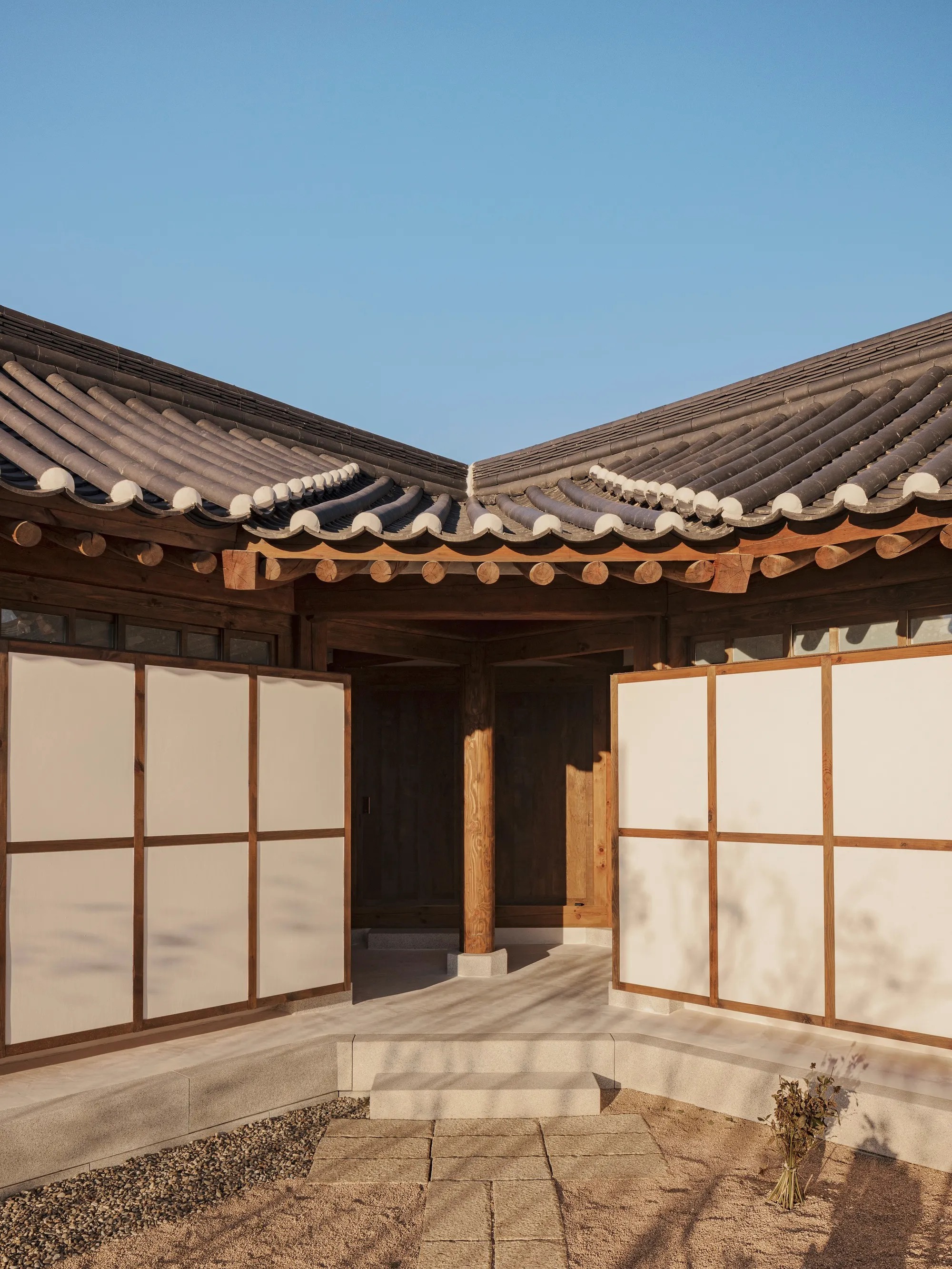 NOMAL and ONJIUM Housing Studio Reimagine the Korean Hanok as a Misty Hotel in Gyeongju