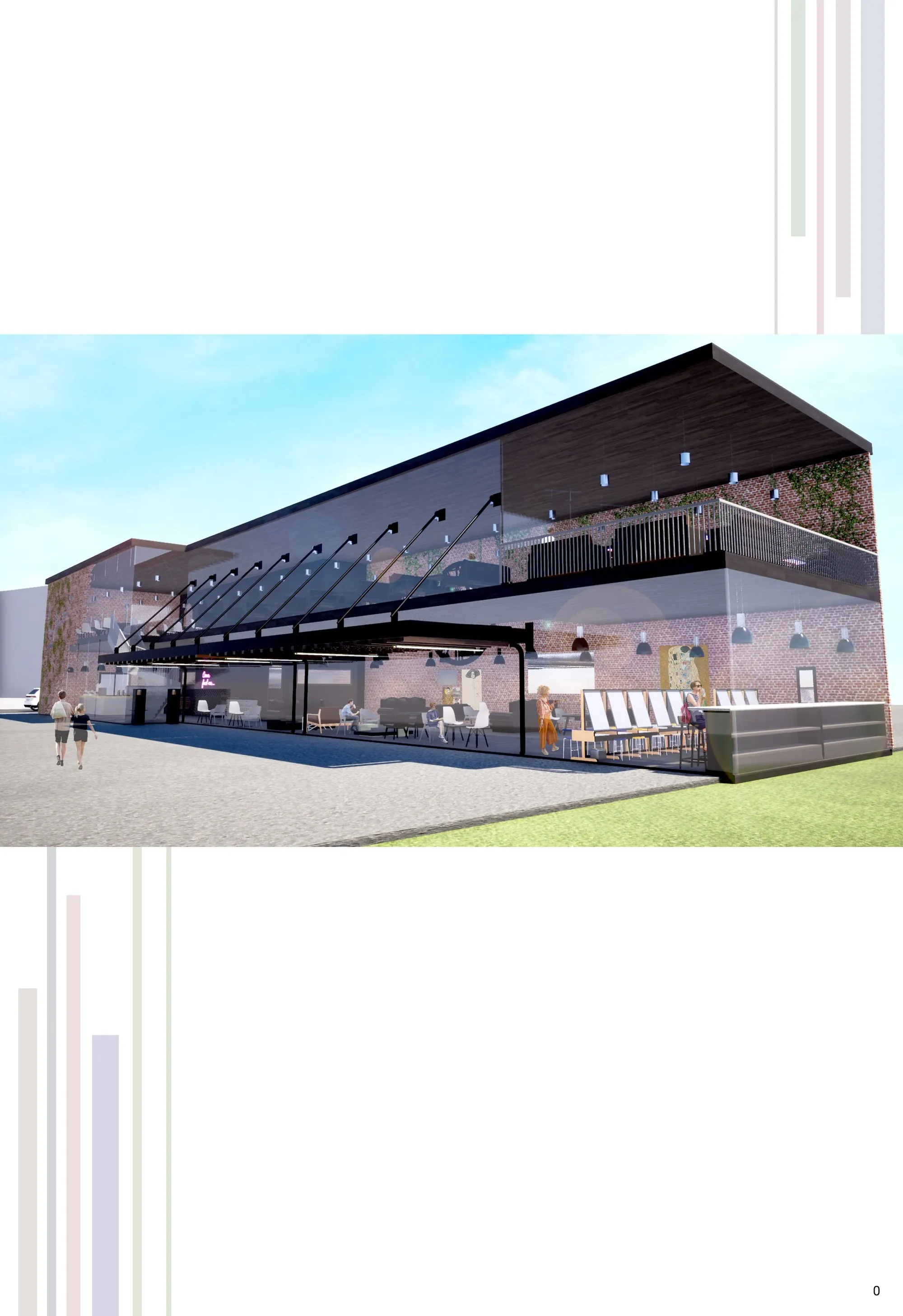 Einheit Cafe: A Sensory Cafe Architecture Concept Connecting Past, Present, and Future