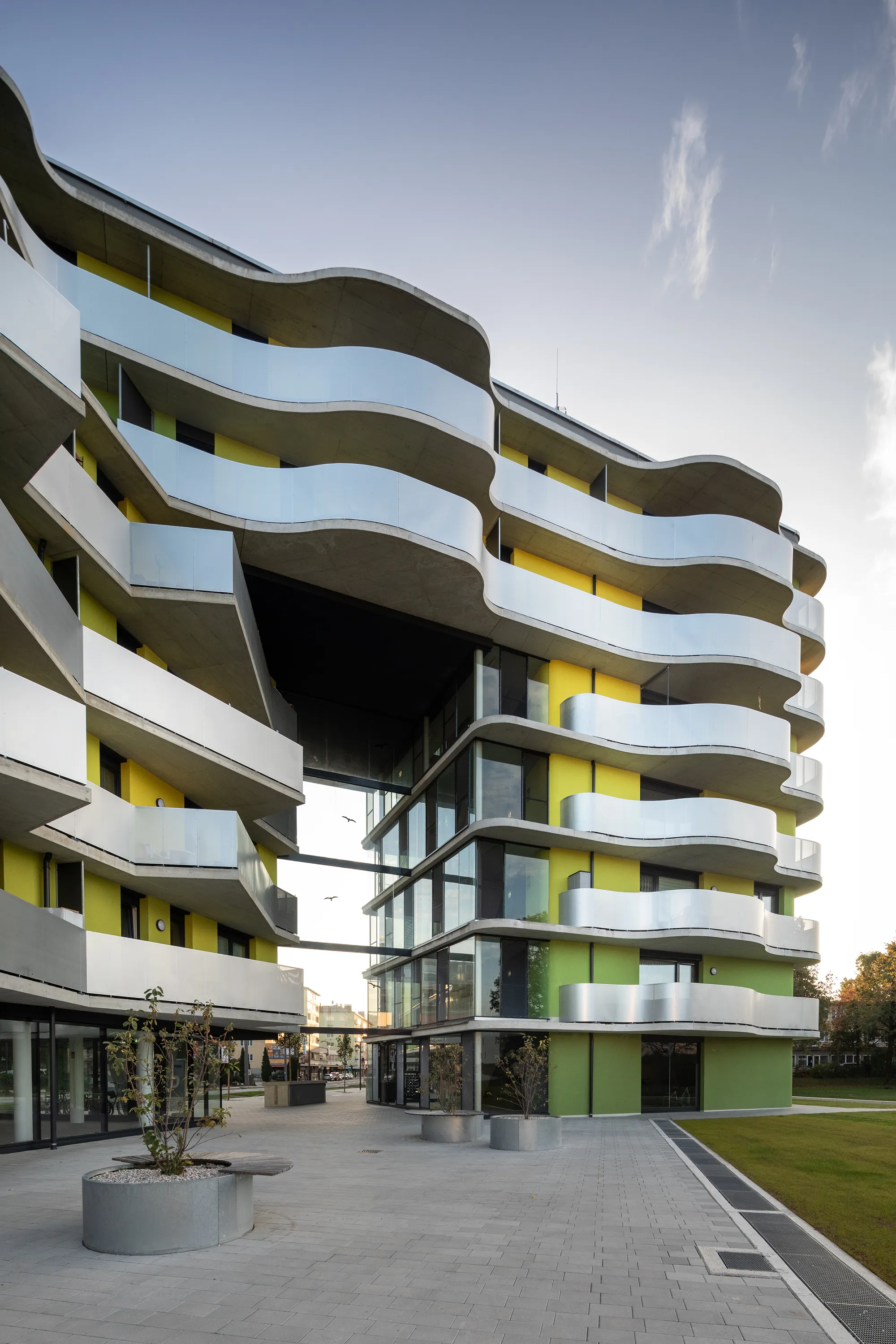 Oberascher and PLOV Pierce a 105-Unit Housing Block to Let Salzburg's Park Breathe Through