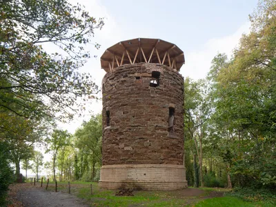 ALT architectuur Threads a Double Helix Staircase Through 16th-Century Mill Ruins in Flanders