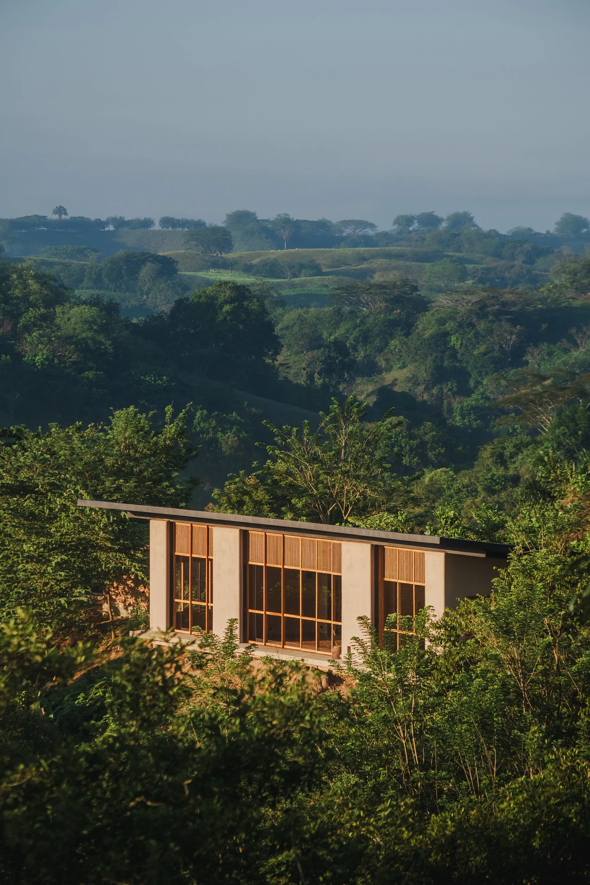 Norenaarquitectos Builds a House from Clay and Bamboo on a Colombian Hillside