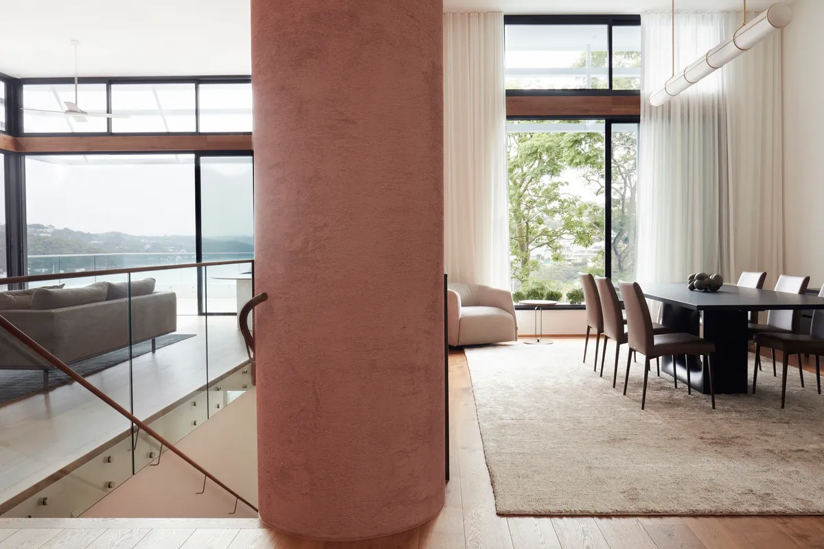 Luigi Rosselli Architects Brings a Sydney Pole House Down to Earth with Rammed Earth and Harbor Views