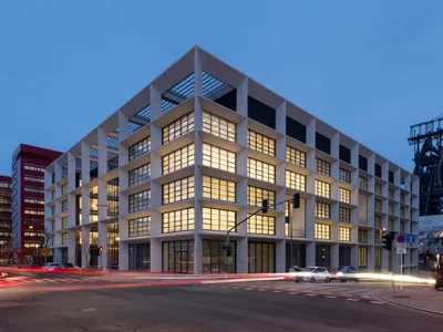Foster + Partners Wraps a Luxembourg Office Complex in a 1.35m-Deep Self-Shading Concrete Grid