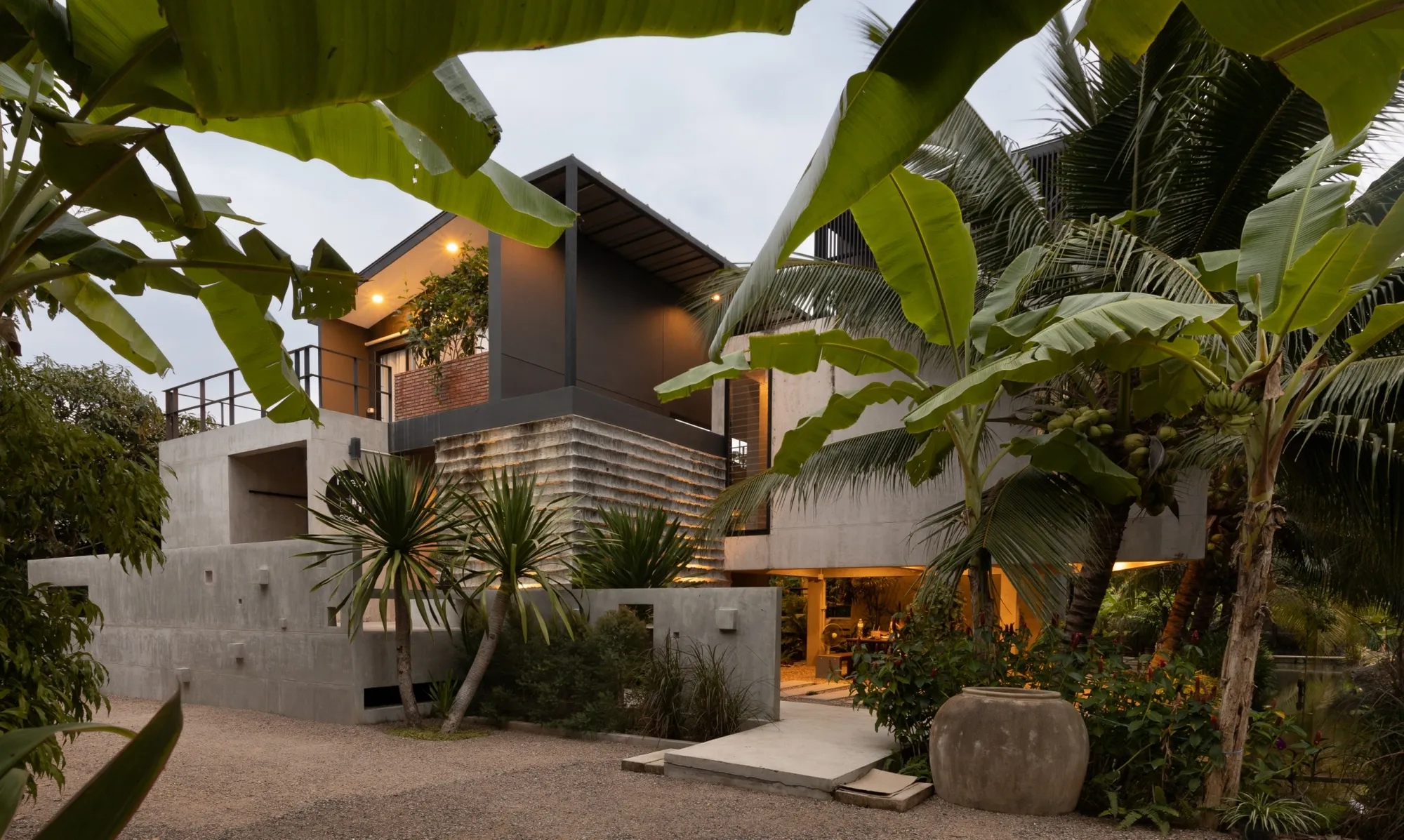 Volume Matrix Studio Builds a Retirement Home Among Fireflies and Coconut Palms in Amphawa
