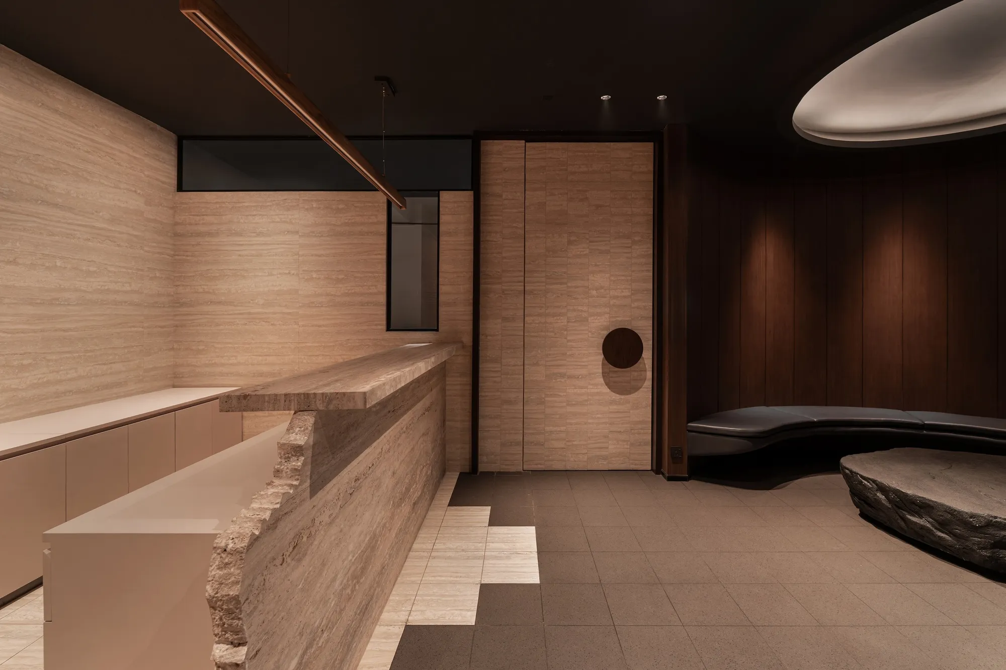 Abin Design Studio Carves a Kolkata Office from Stone, Timber, and Silence
