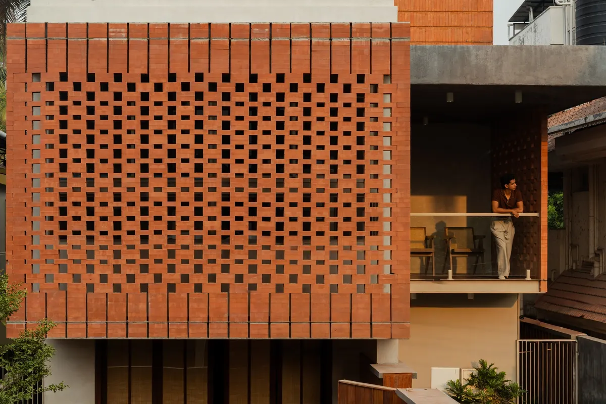 7th Hue Architecture Collective Filters Kerala's Light Through a Compact Brick and Timber Home