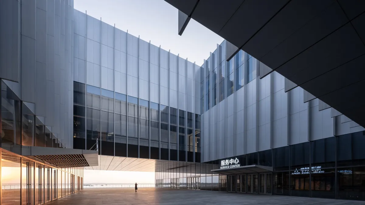 gmp Architects Plants a Metal-Clad Science Museum on the Edge of Jiaozhou Bay