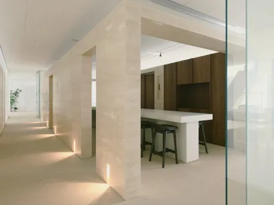 Minuspluse Design Puts the Kitchen at the Center of a 6,400 m² Taipei Financial Office