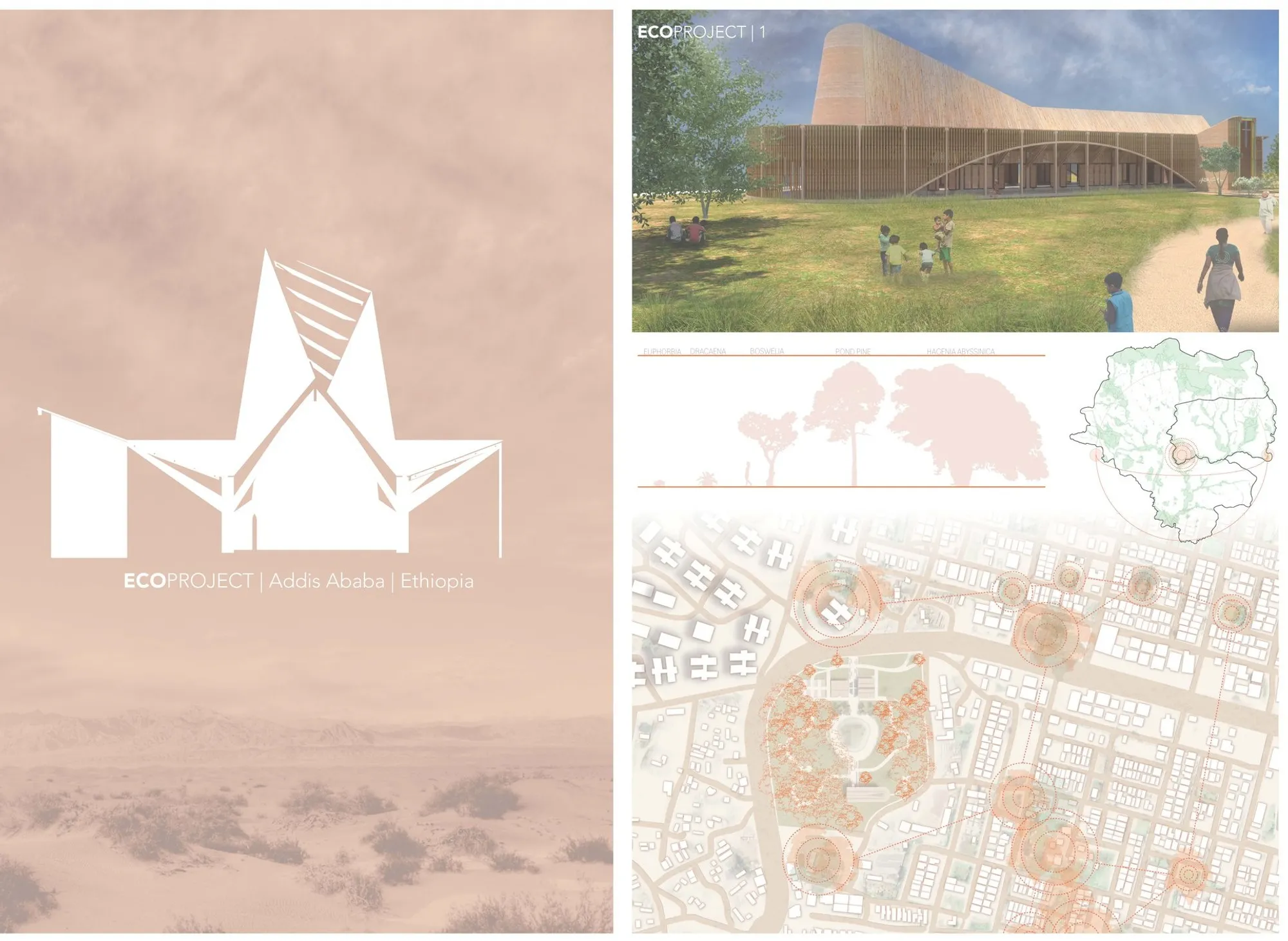 Eco Project: Sustainable Architecture for Faith, Forest Regeneration, and Community Growth in Ethiopia