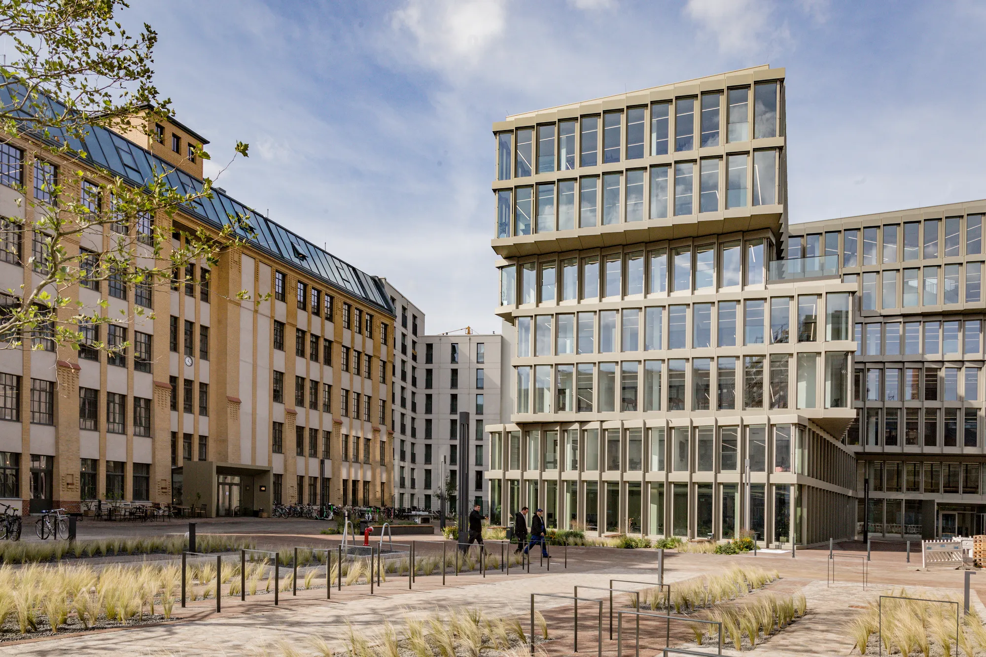 GRAFT Carves Berlin's Former Ice Factory into a Mixed-Use Campus Inspired by Shifting Ice Floes