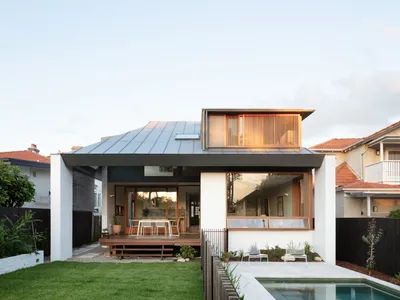 Downie North Architects Grafts a Japanese Minka Roof onto a Sydney Federation Bungalow