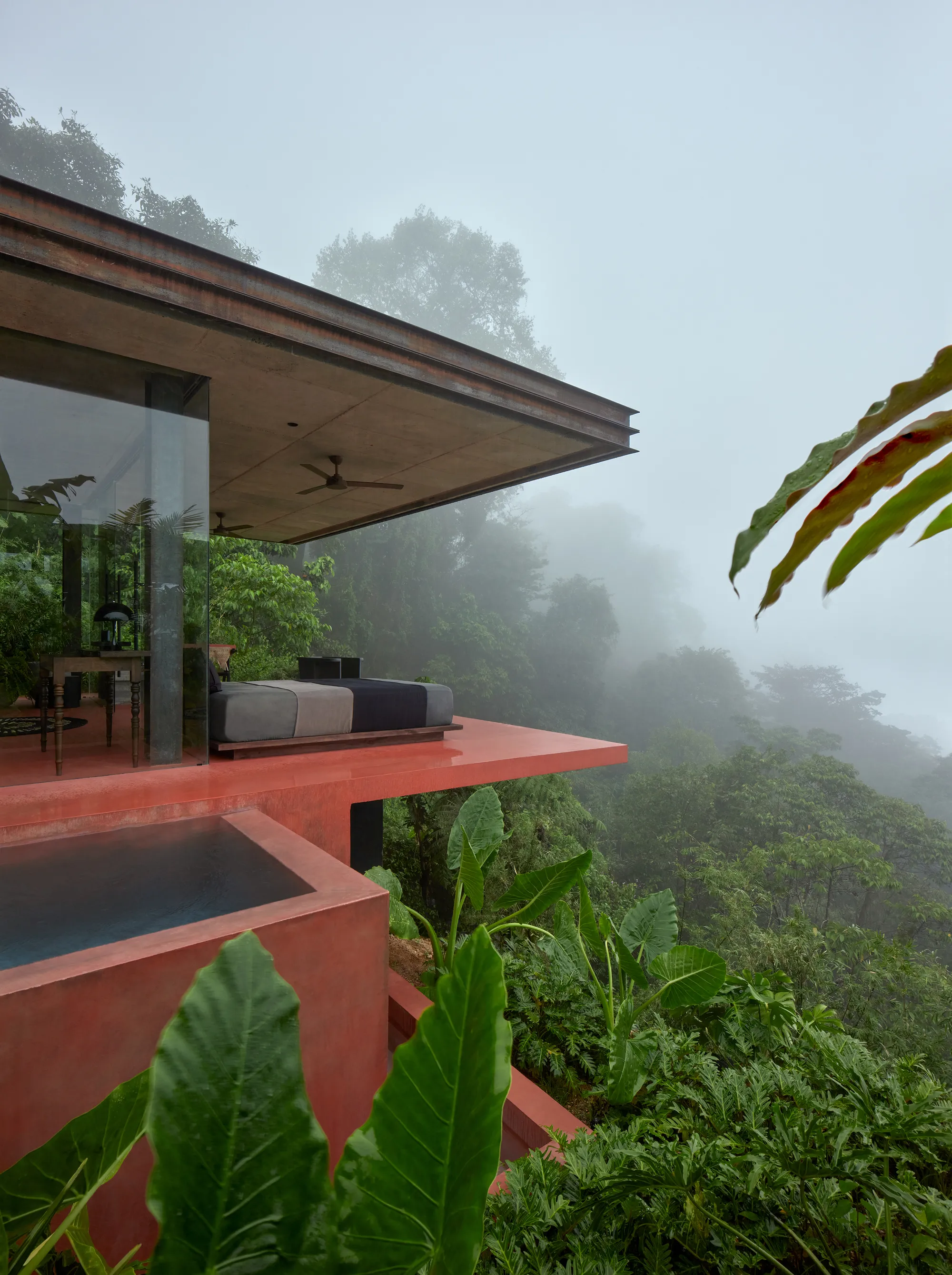 Formafatal Builds Costa Rica's First Rammed Earth Villas on a Jungle Hillside Above the Pacific