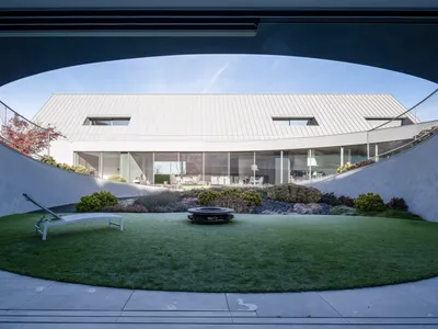 Robert Konieczny Rotates a Gabled House into a Polish Mountainside Like an Aircraft Yawing