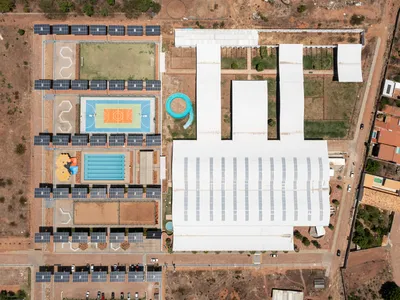 Lins Arquitetos Plants a Forest of Solar Trees Over a University Sports Center in Brazil's Arid Northeast