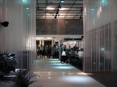 a-works and Kolab Arkitekter Turn Theater Gear into Furniture for an Oslo Foyer