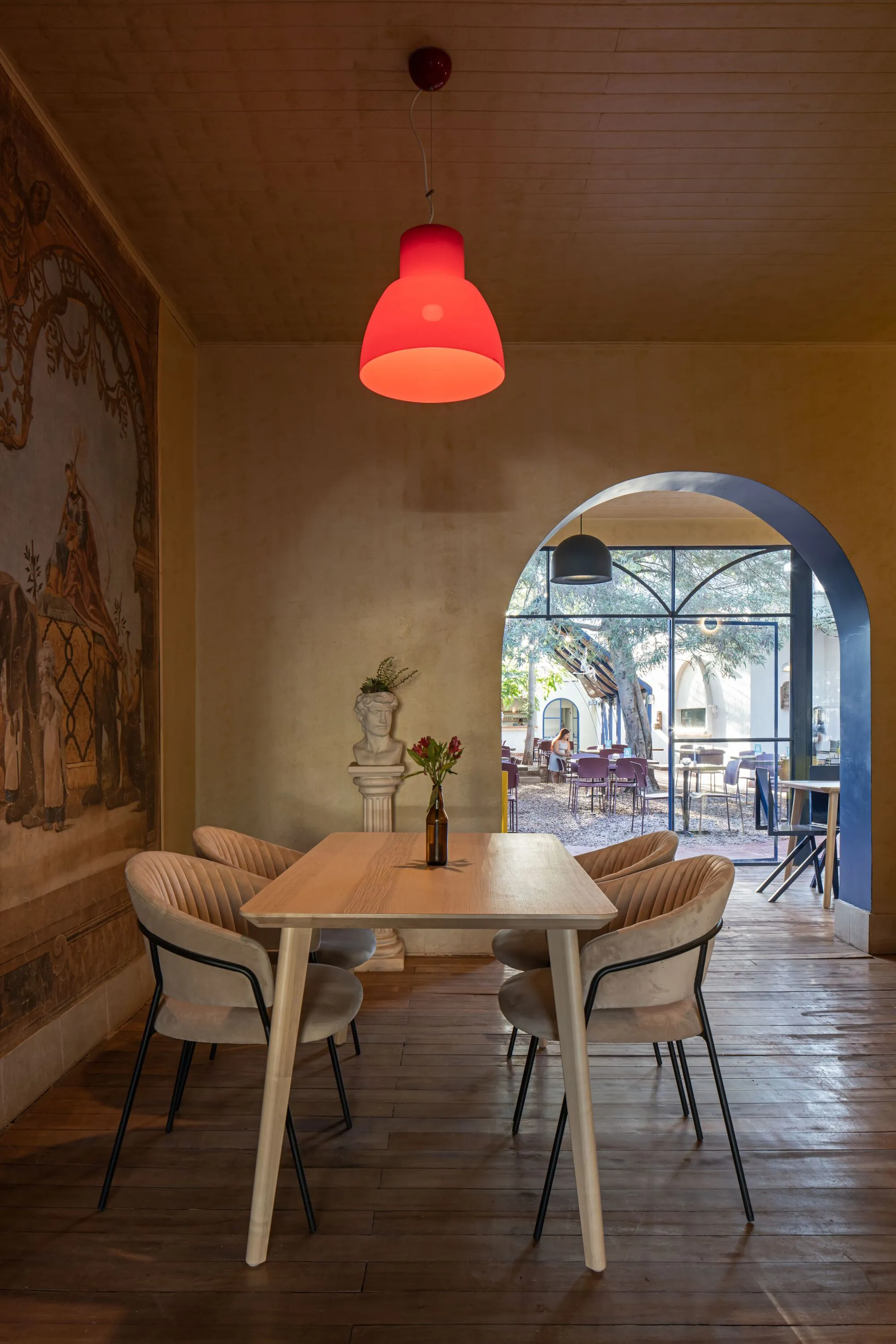 Estudio Well Interiorismo Converts a Santiago Heritage House into a Vegan Restaurant with Italian Flair