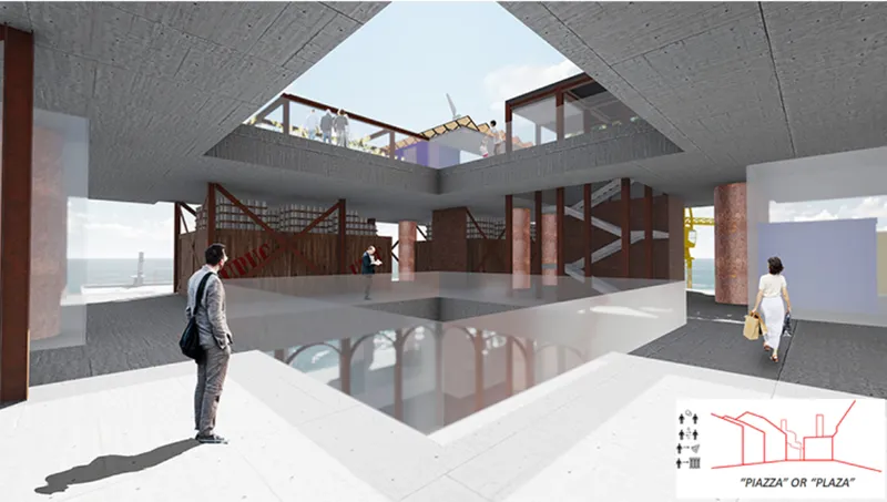 Marine research and exhibition spaces merge scientific exploration with immersive ocean-facing interiors.