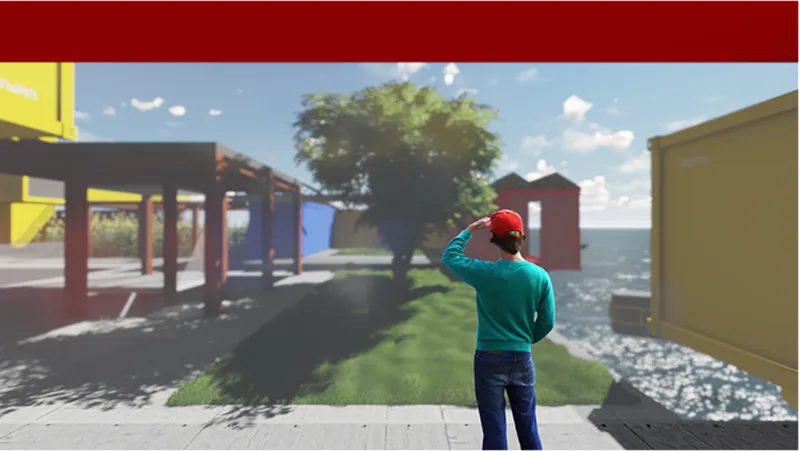 Arrival plaza reconnecting people with the Adriatic through adaptive reuse and sustainable offshore architecture.