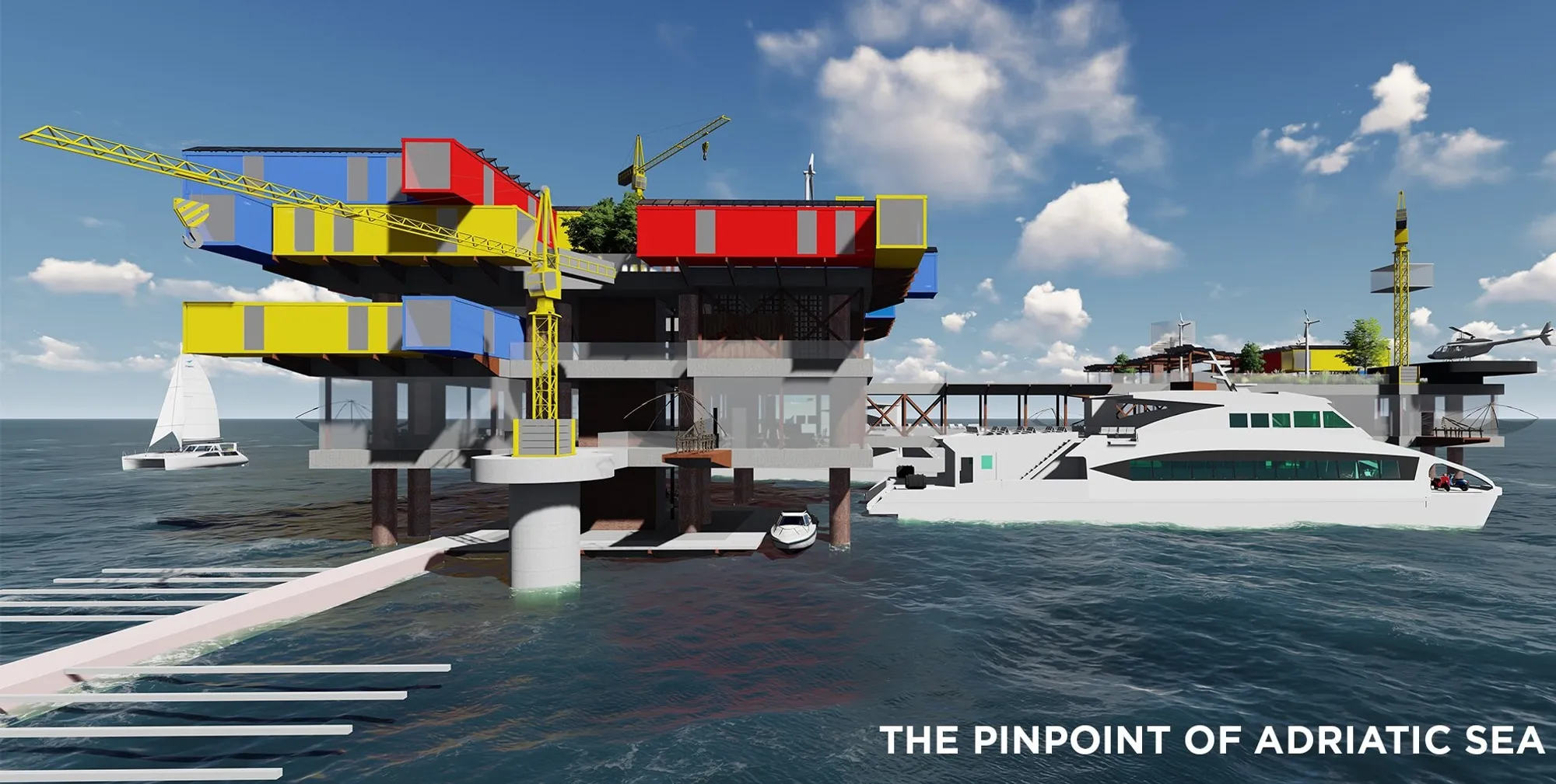 The Pinpoint of Adriatic Sea: Reimagining Offshore Infrastructure Through Sustainable Ecotourism Architecture