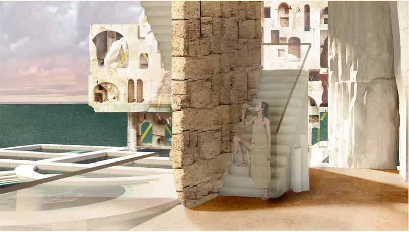 Floating coral park designed as an interactive marine observatory and ecological public space.